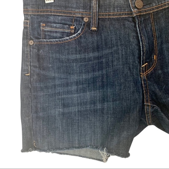 CITIZENS OF HUMANITY Ingrid #002 Stretch Denim Raw Hem Shorts Size 30 - Picture 8 of 16